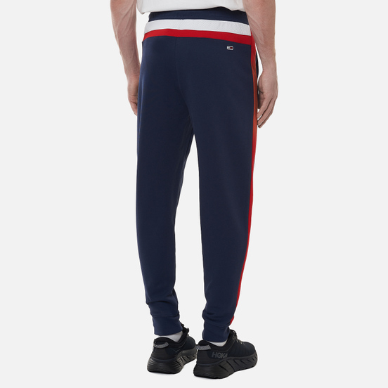 Мужские брюки Tommy Jeans Colour-Blocked Basketball Joggers Twilight Navy