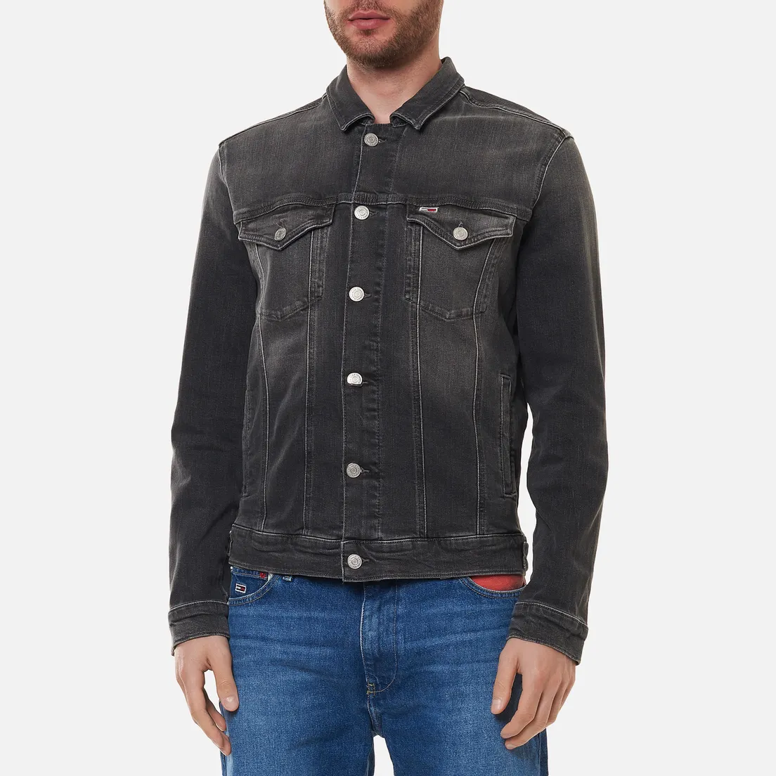 Tommy Jeans Мужская джинсовая куртка Regular Trucker AE188