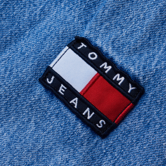 Мужская джинсовая куртка Tommy Jeans Worker Shirt AE714 Denim Light