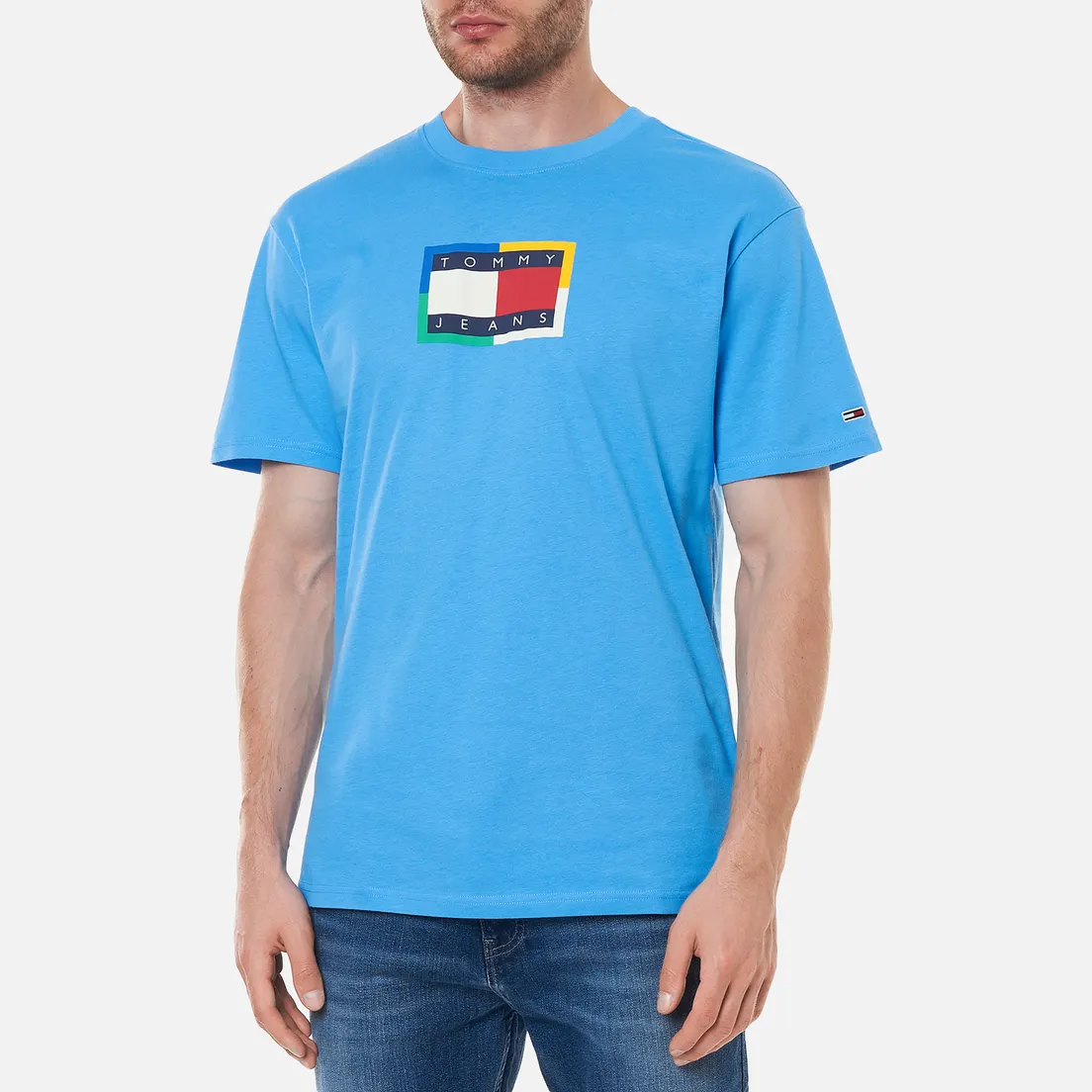 Tommy Jeans Мужская футболка Multicolor Flag