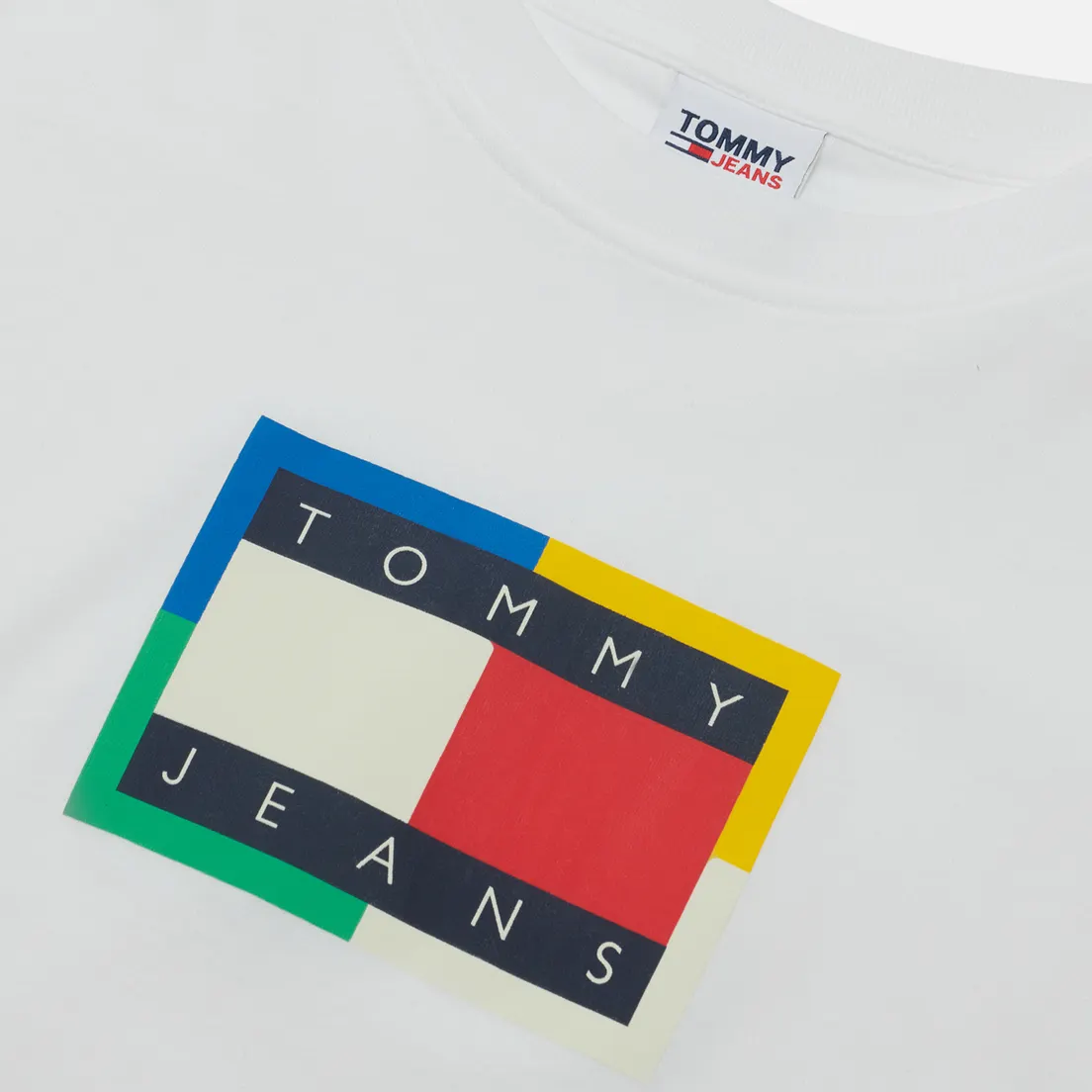 Tommy Jeans Мужская футболка Multicolor Flag