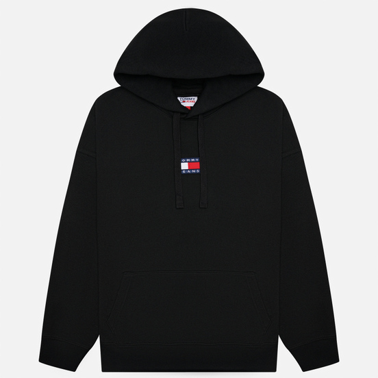 Мужская толстовка Tommy Jeans Badge Organic Cotton Hoodie Black