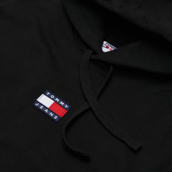Мужская толстовка Tommy Jeans Badge Organic Cotton Hoodie Black