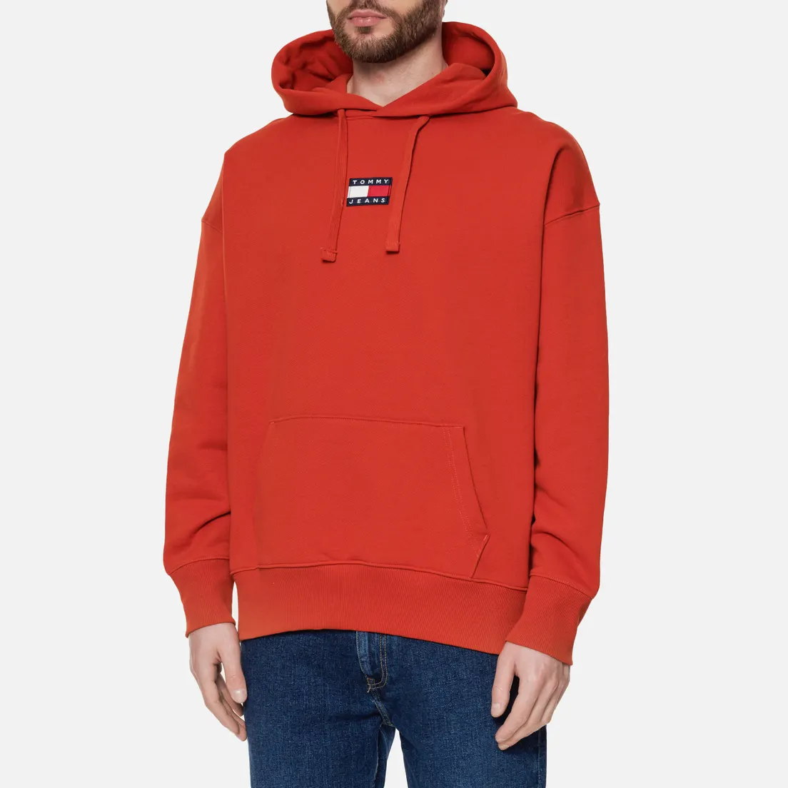 Tommy Jeans Мужская толстовка Badge Organic Cotton Hoodie