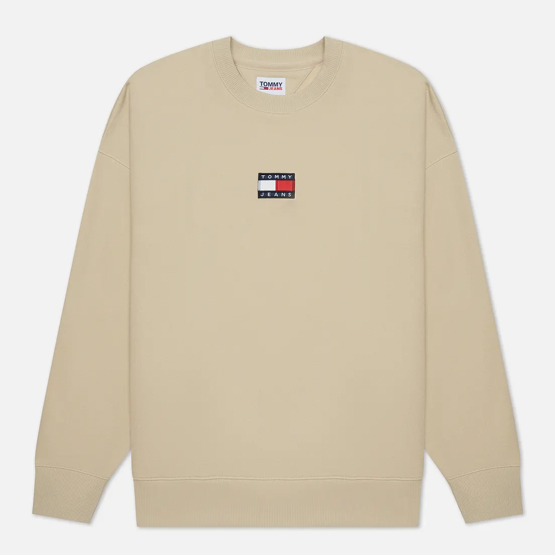 Tommy Jeans Мужская толстовка Badge Organic Cotton Crew Neck