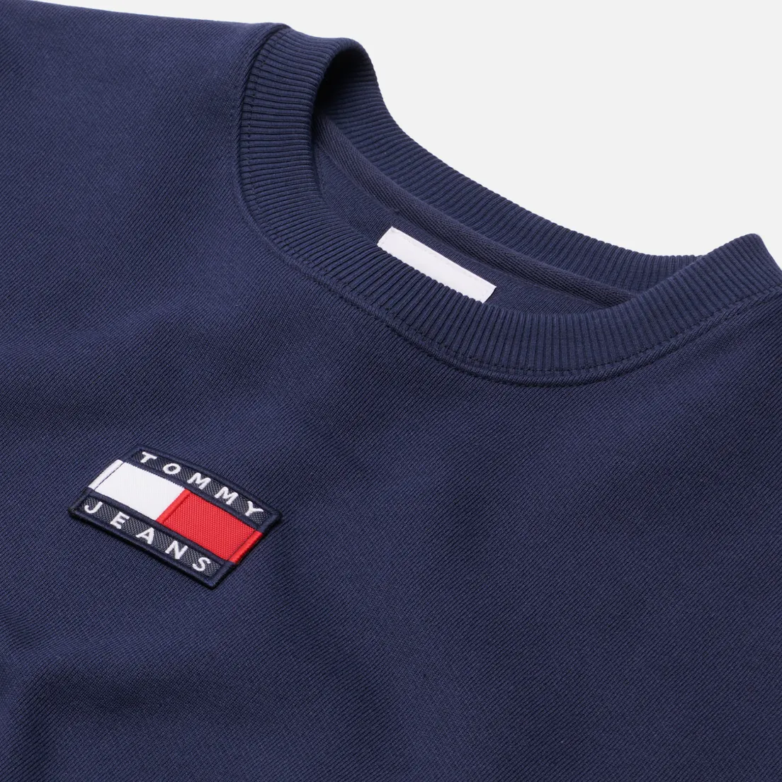 Tommy Jeans Мужская толстовка Badge Organic Cotton Crew Neck