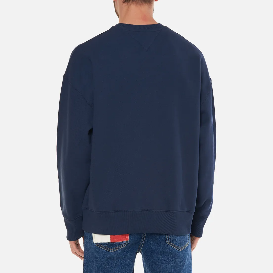 Tommy Jeans Мужская толстовка Badge Organic Cotton Crew Neck