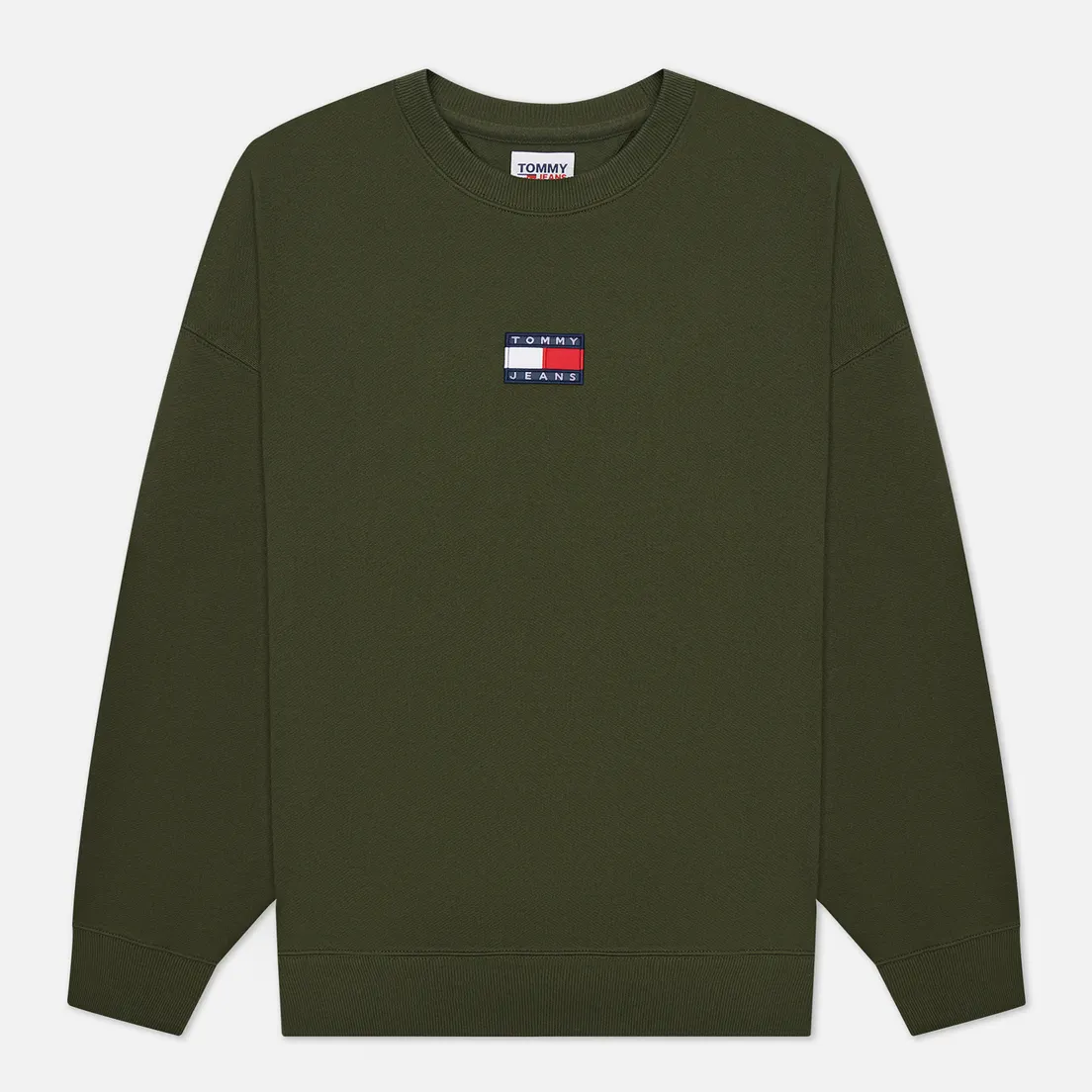 Tommy Jeans Мужская толстовка Badge Organic Cotton Crew Neck