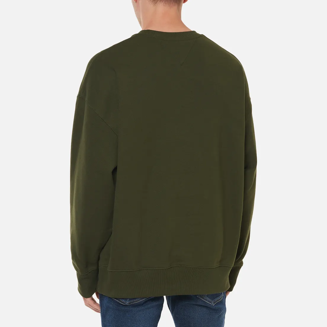 Tommy Jeans Мужская толстовка Badge Organic Cotton Crew Neck