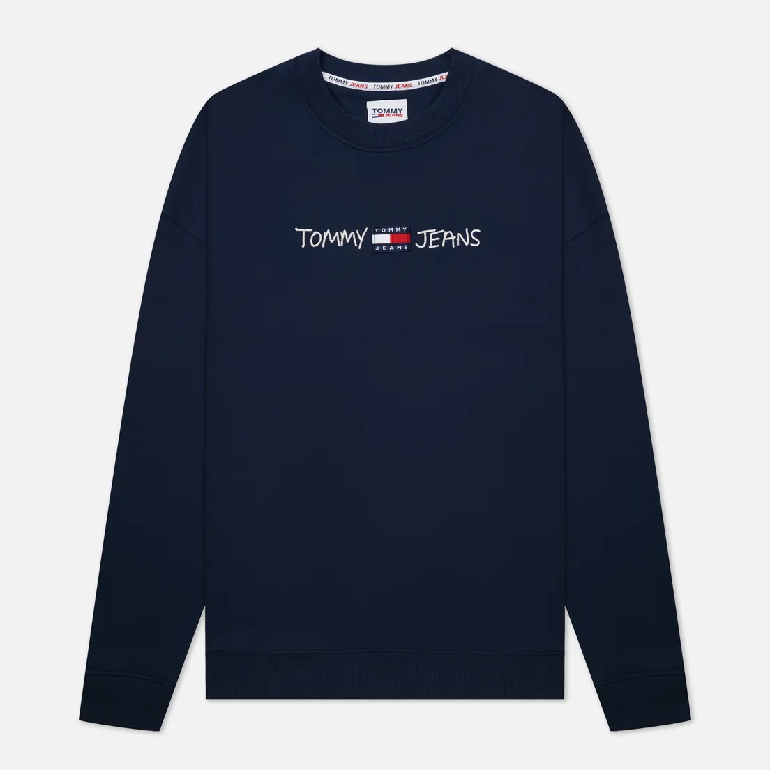 Tommy Jeans Мужская толстовка Seasonal Straight Logo Crew Neck