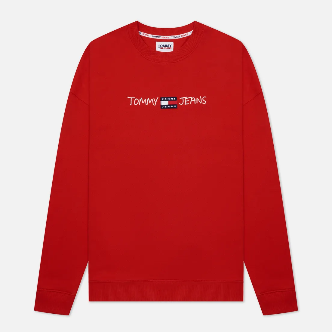 Tommy Jeans Мужская толстовка Seasonal Straight Logo Crew Neck
