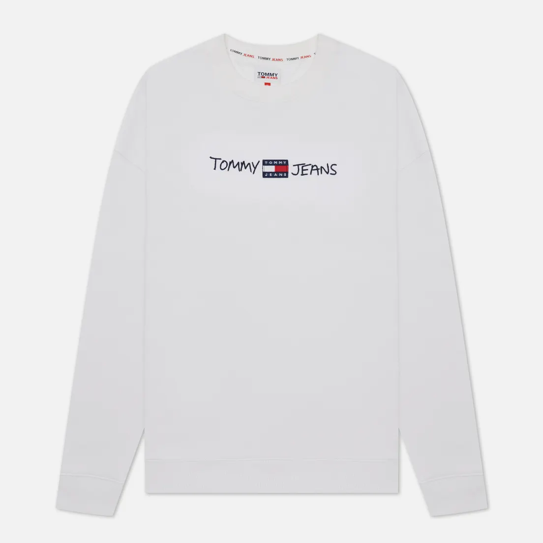Tommy Jeans Мужская толстовка Seasonal Straight Logo Crew Neck