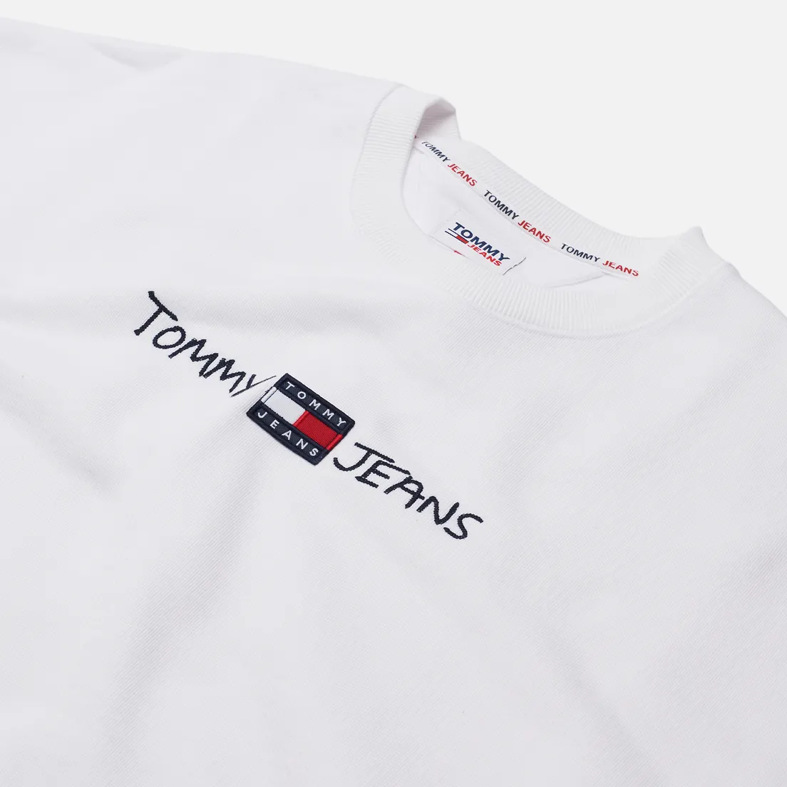 Tommy Jeans Мужская толстовка Seasonal Straight Logo Crew Neck