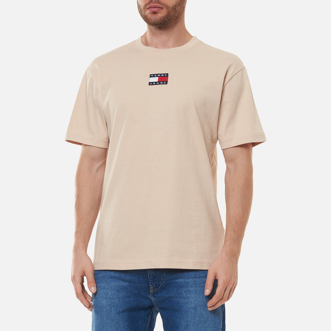 Tommy Jeans Мужская футболка Tommy Badge Pure Organic Cotton