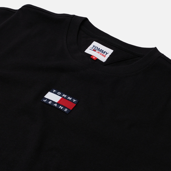 Мужская футболка Tommy Jeans Tommy Badge Pure Organic Cotton Black