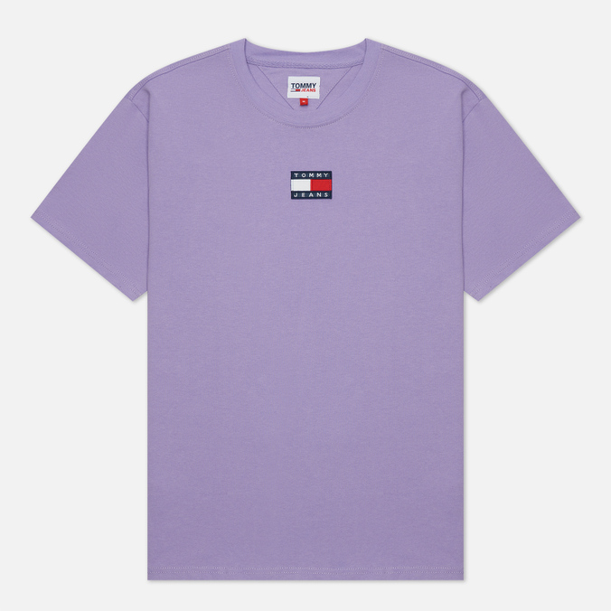 Мужская футболка Tommy Jeans фиолетового цвета