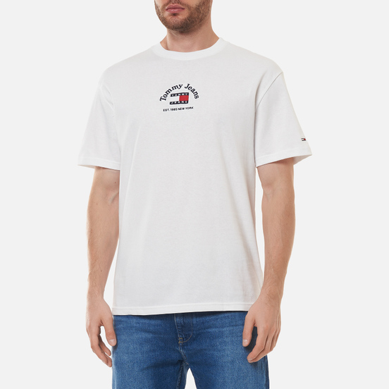 Мужская футболка Tommy Jeans Timeless Tommy 2 White
