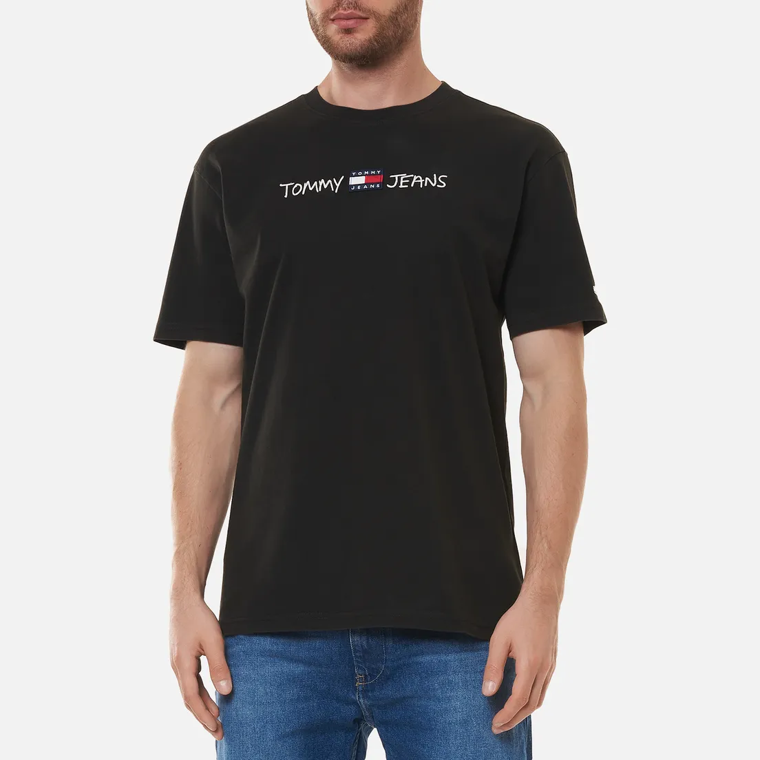 Tommy Jeans Мужская футболка Linear Written Logo