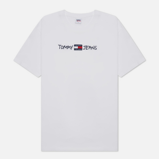 Мужская футболка Tommy Jeans Linear Written Logo White