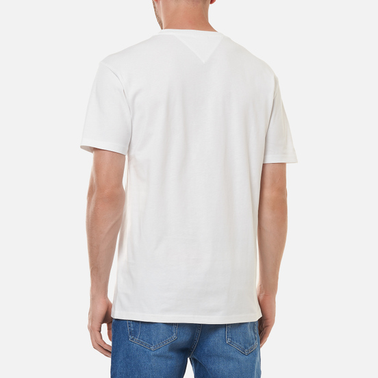 Мужская футболка Tommy Jeans Linear Written Logo White