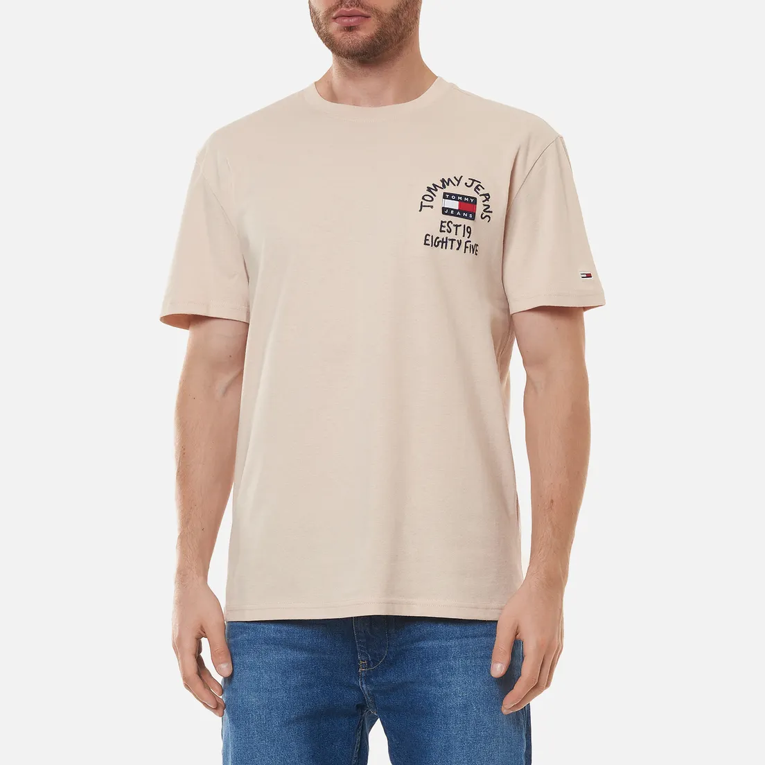 Tommy Jeans Мужская футболка Chest Written Logo