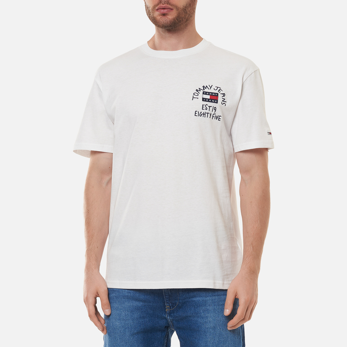 Tommy Jeans Мужская футболка Chest Written Logo