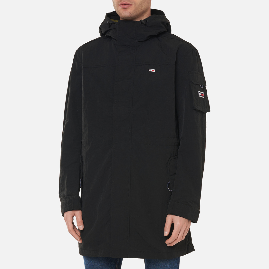 Tommy Jeans Мужская куртка парка Flag Patch Hooded