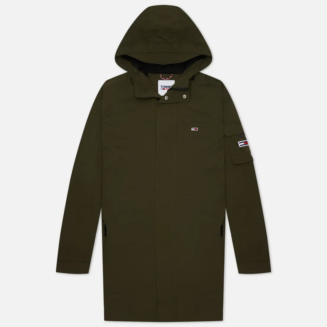 Tommy Jeans Мужская куртка парка Flag Patch Hooded