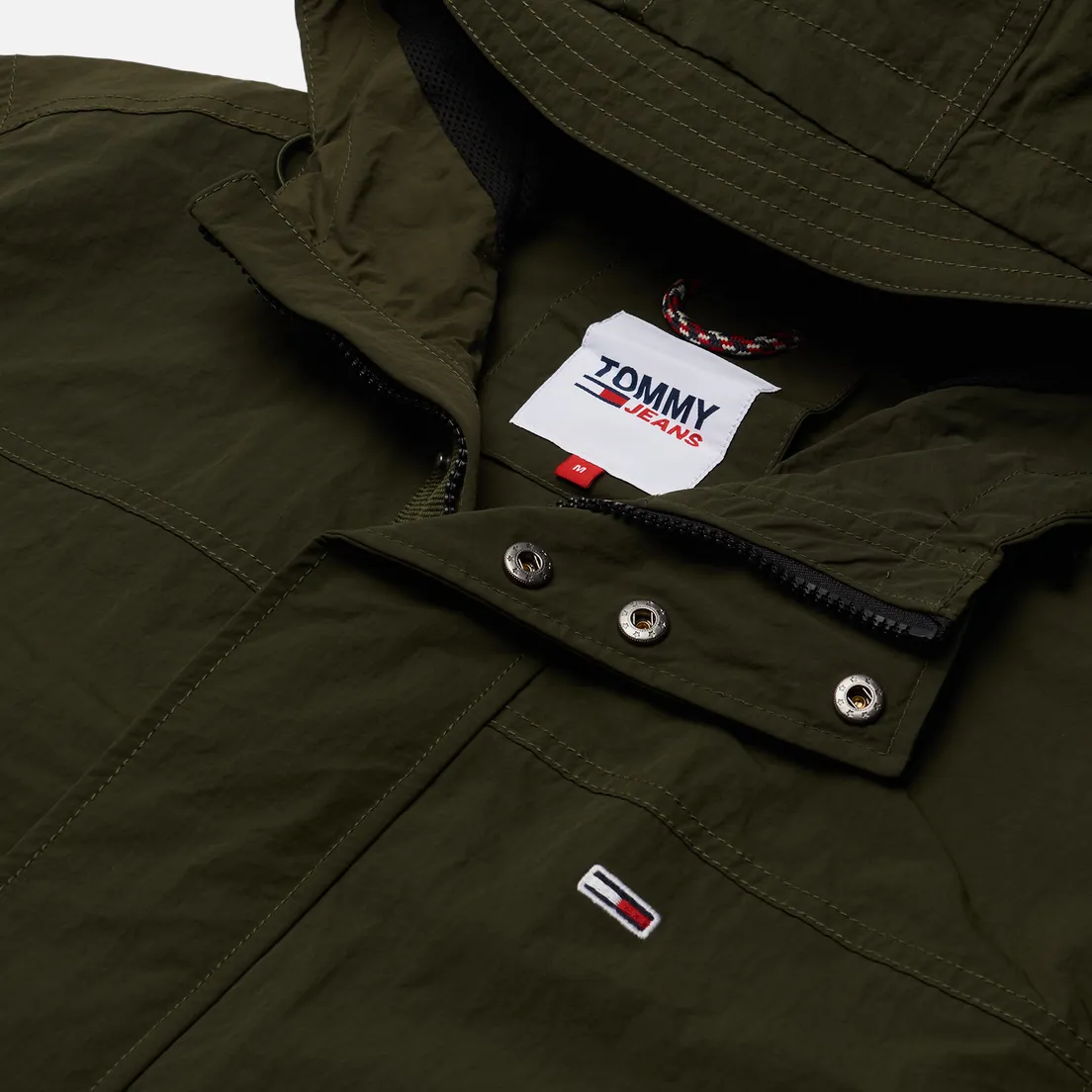 Tommy Jeans Мужская куртка парка Flag Patch Hooded