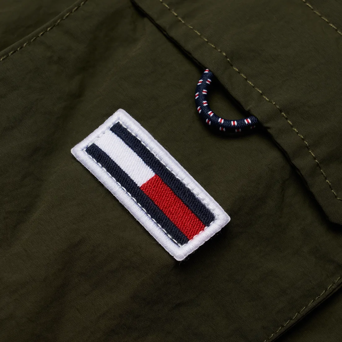 Tommy Jeans Мужская куртка парка Flag Patch Hooded