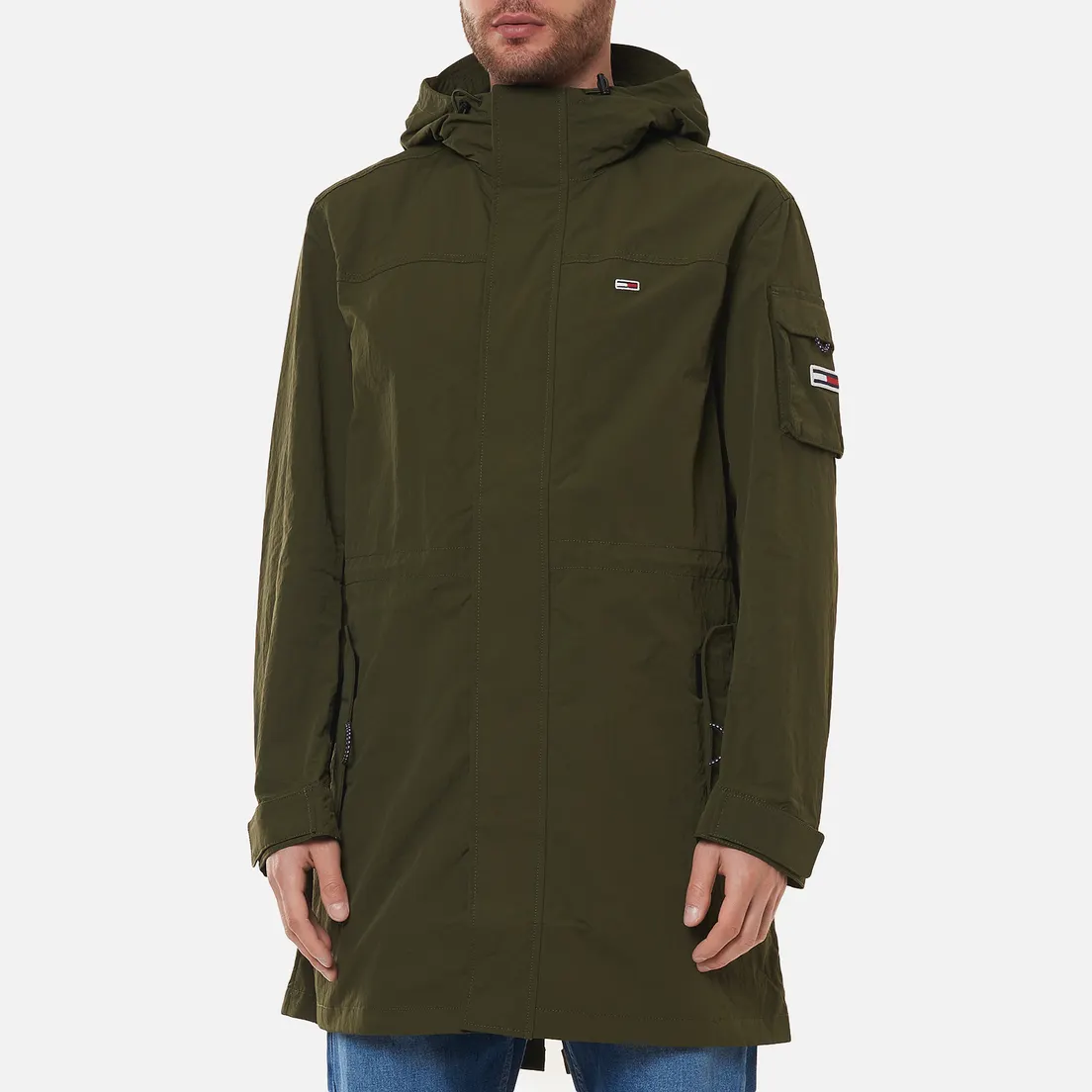 Tommy Jeans Мужская куртка парка Flag Patch Hooded