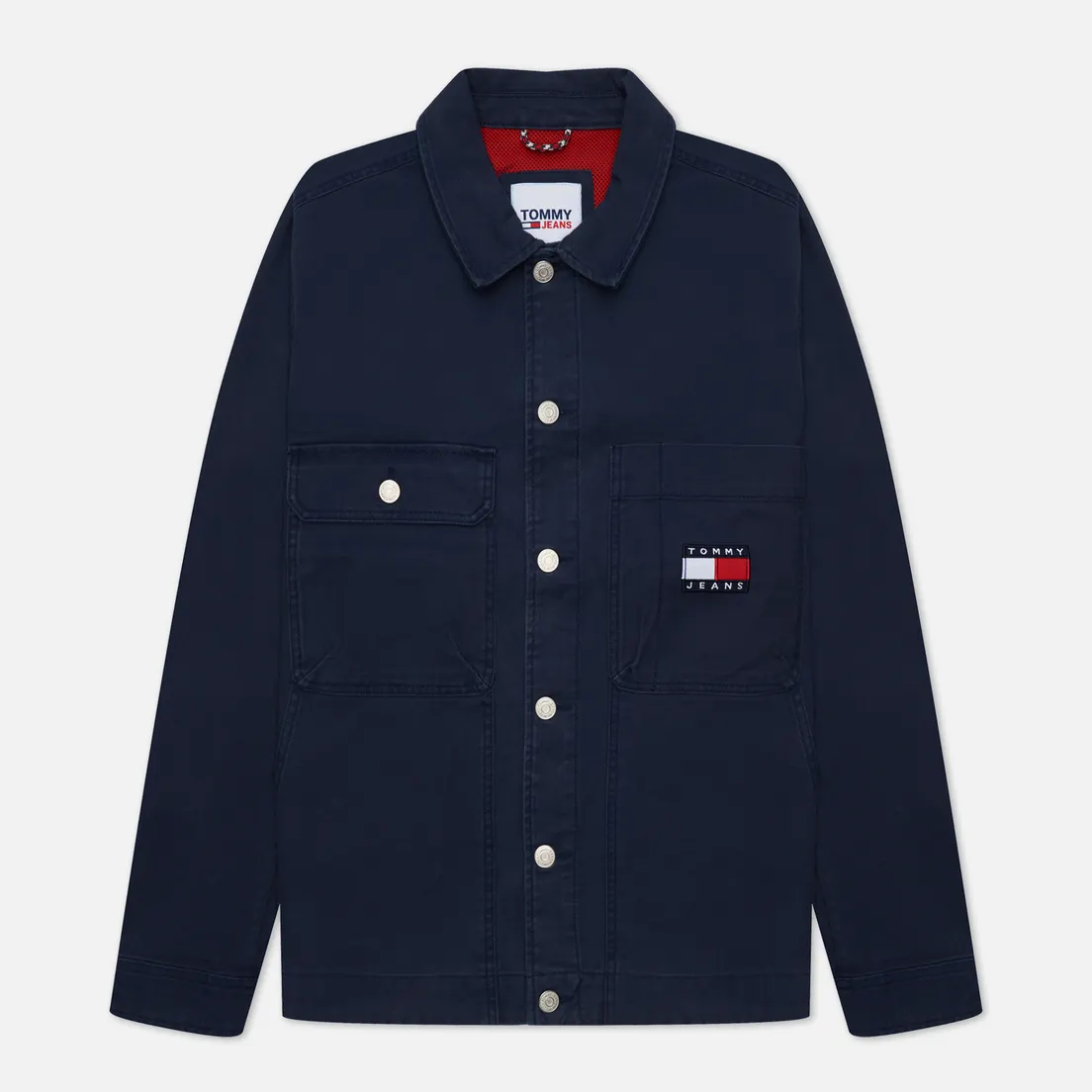 Tommy Jeans Мужская джинсовая куртка Tommy Badge Boxy Trucker