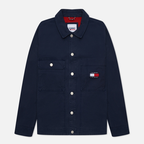 Мужская джинсовая куртка Tommy Jeans Tommy Badge Boxy Trucker Twilight Navy
