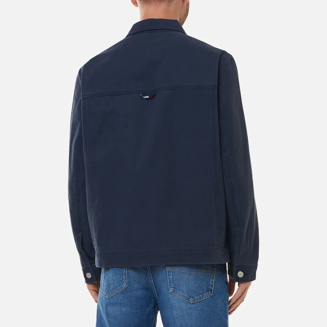 Tommy Jeans Мужская джинсовая куртка Tommy Badge Boxy Trucker