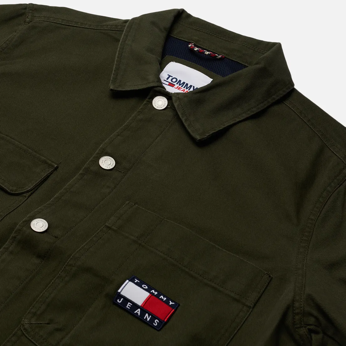 Tommy Jeans Мужская джинсовая куртка Tommy Badge Boxy Trucker