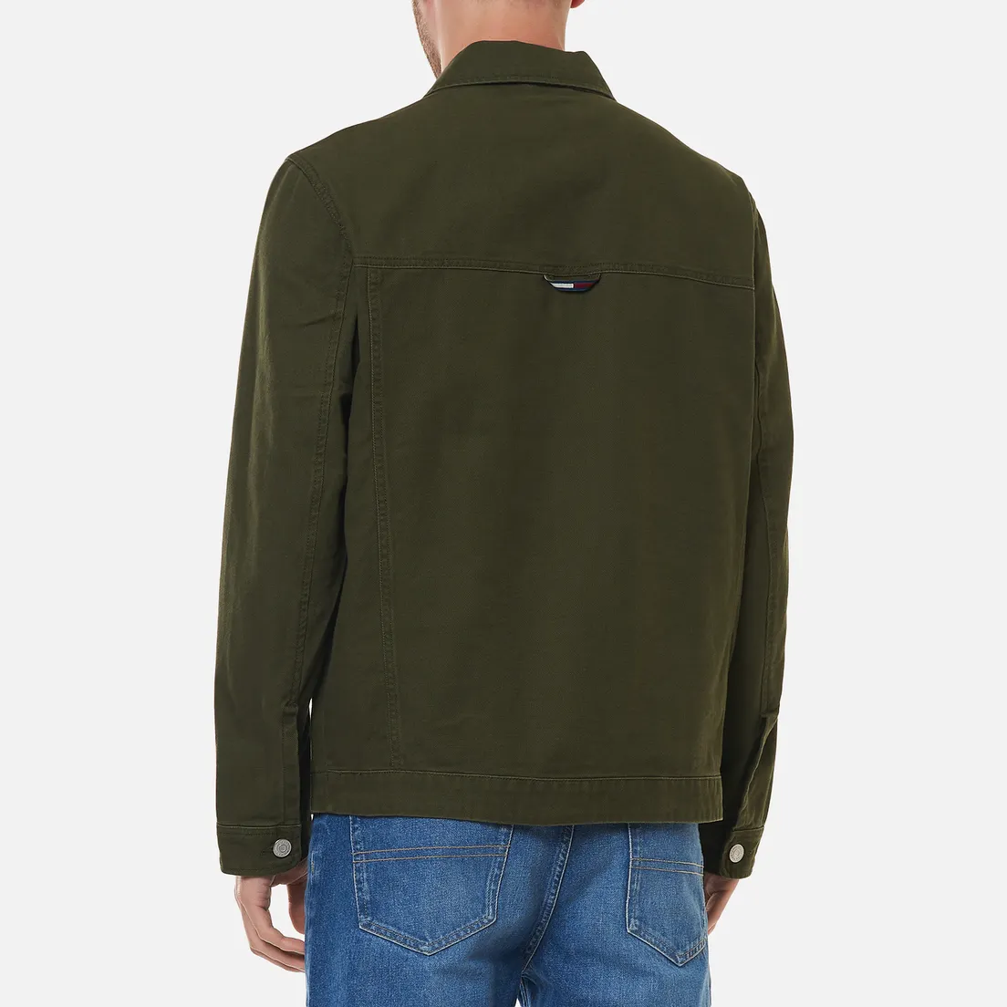 Tommy Jeans Мужская джинсовая куртка Tommy Badge Boxy Trucker