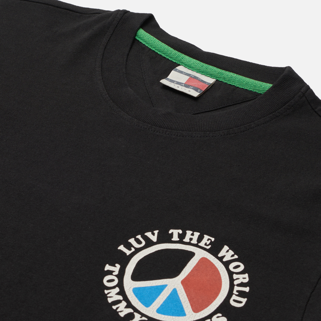 Tommy Jeans Мужская футболка Luv The World Peace Logo