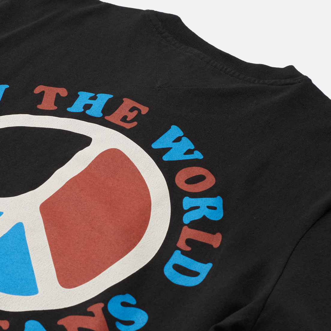 Tommy Jeans Мужская футболка Luv The World Peace Logo