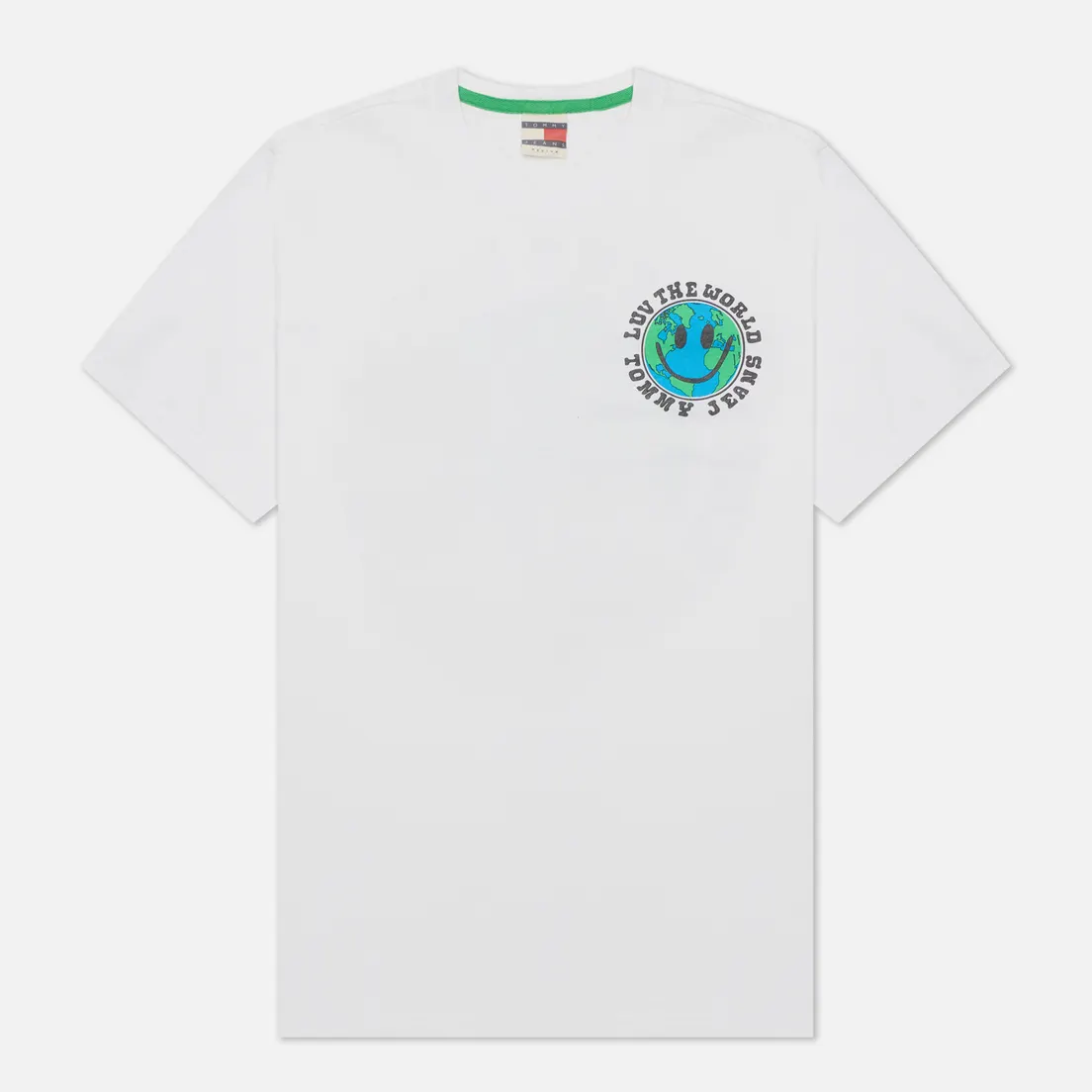 Tommy Jeans Мужская футболка Luv The World Globe Graphic