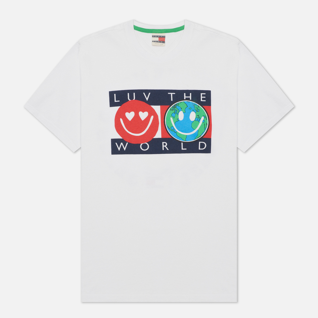 Tommy Jeans Мужская футболка Luv The World Logo