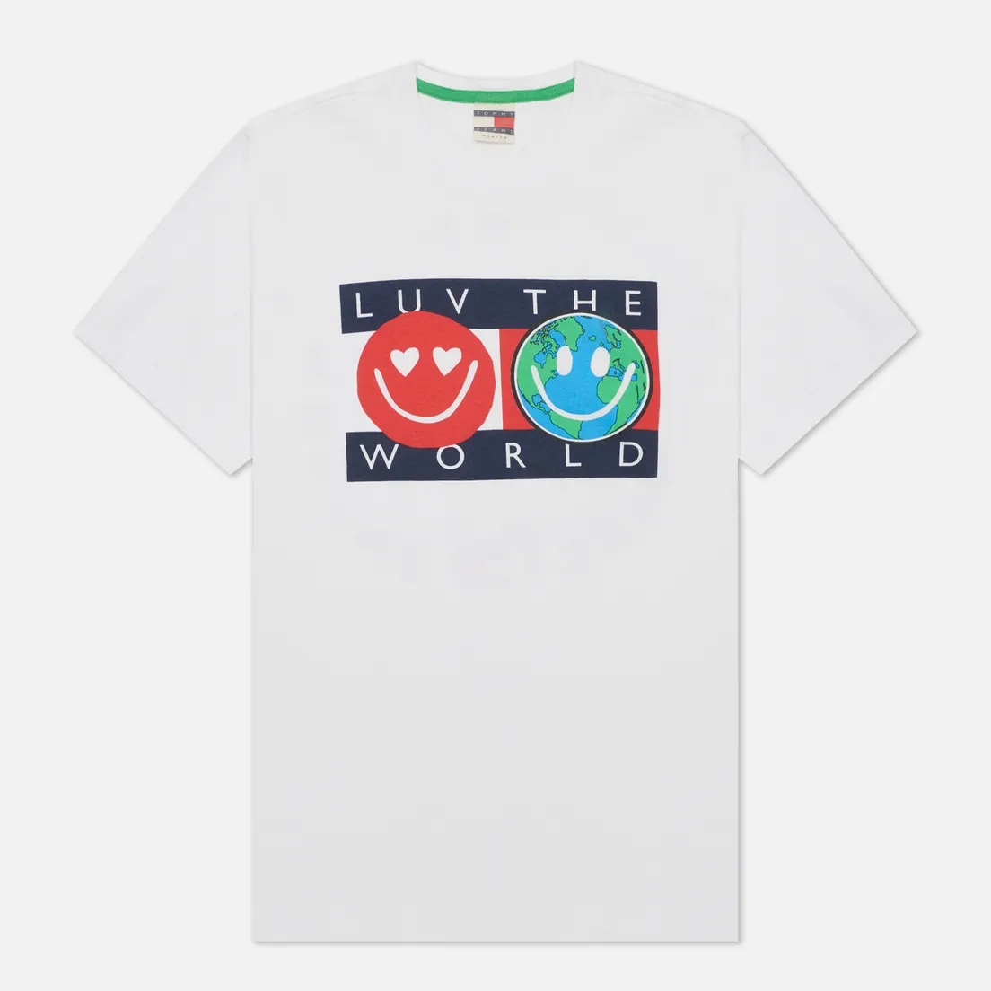 Tommy Jeans Мужская футболка Luv The World Logo