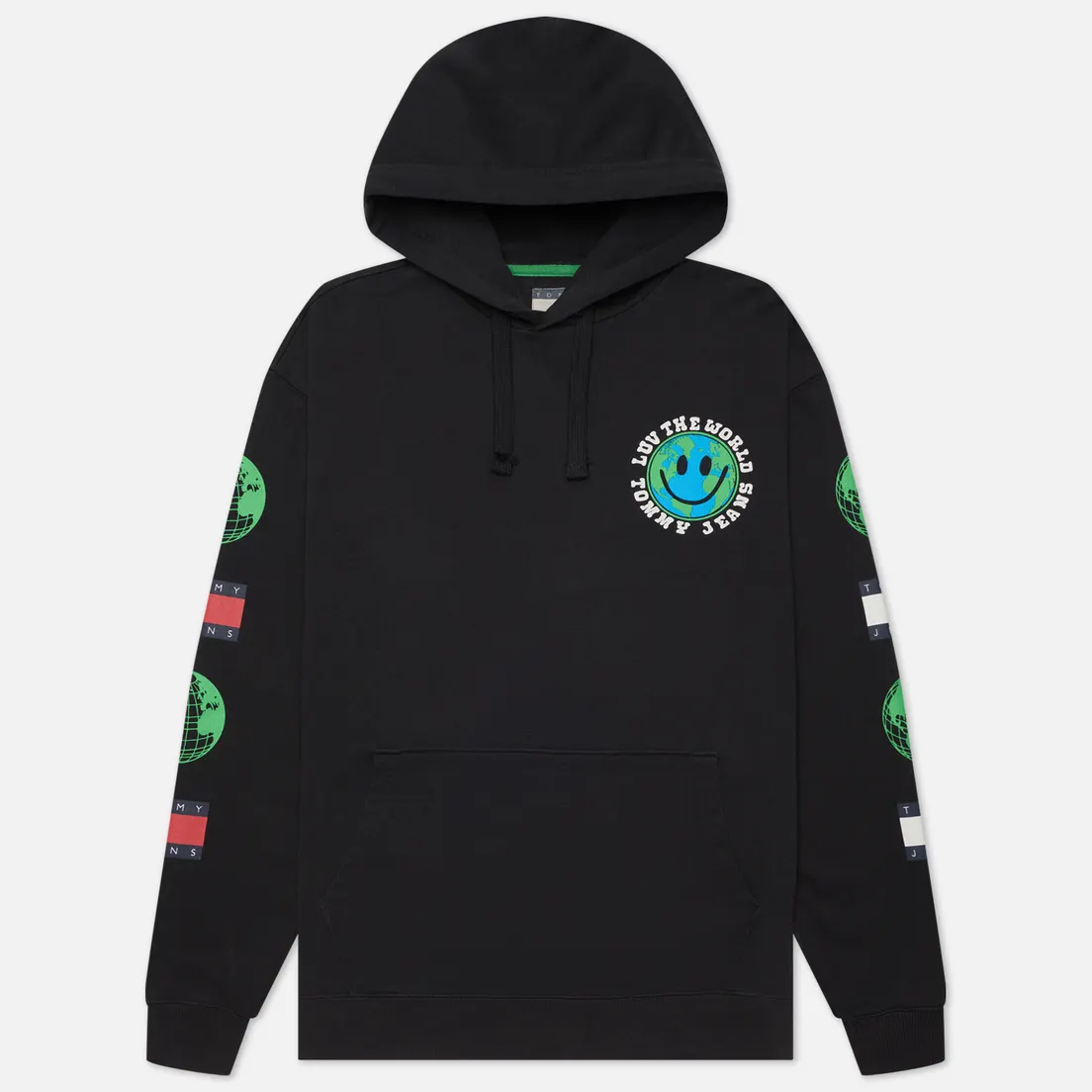 Tommy Jeans Мужская толстовка Luv The World Logo Hoody