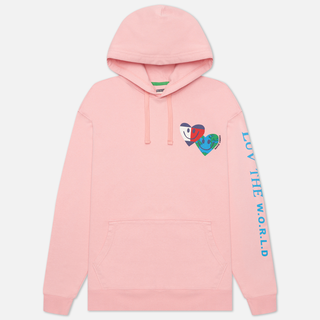 Tommy Jeans Мужская толстовка Luv The World Hearts Hoody