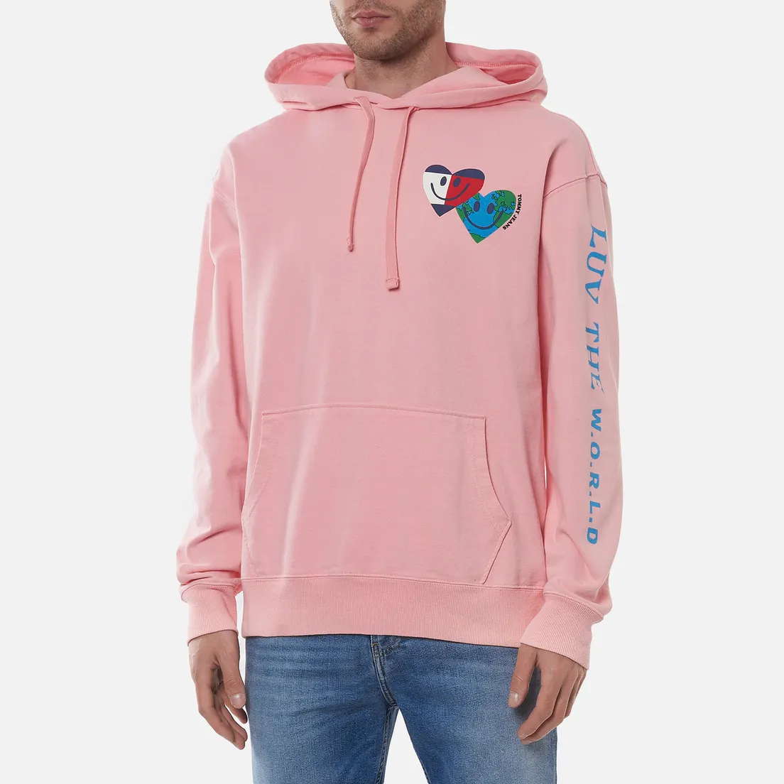 Tommy Jeans Мужская толстовка Luv The World Hearts Hoody