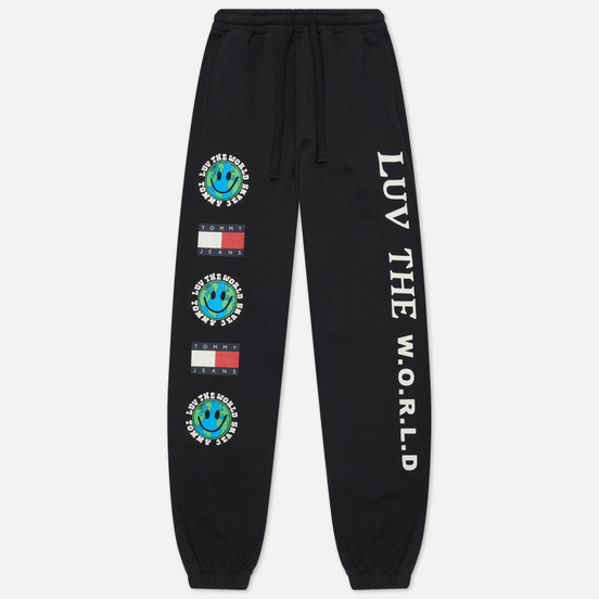 Мужские брюки Tommy Jeans Luv The World Globe Joggers Black