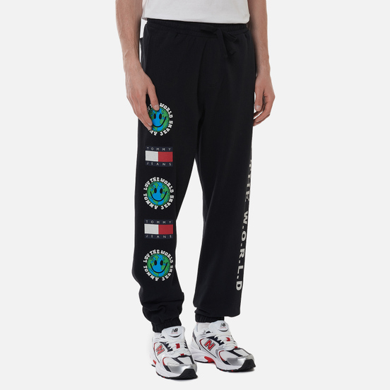 Мужские брюки Tommy Jeans Luv The World Globe Joggers Black