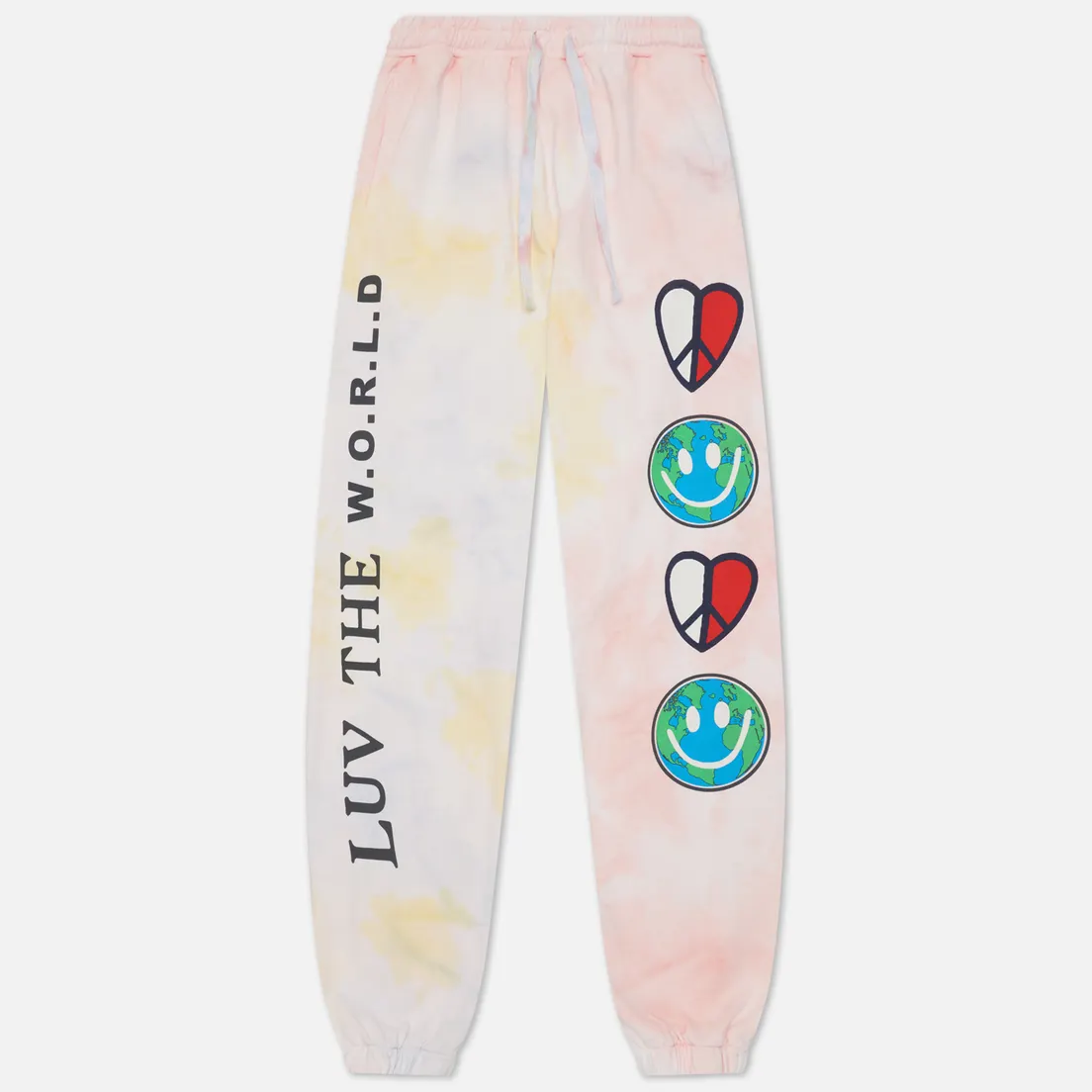 Tommy Jeans Мужские брюки Luv The World Tie-Dye Joggers