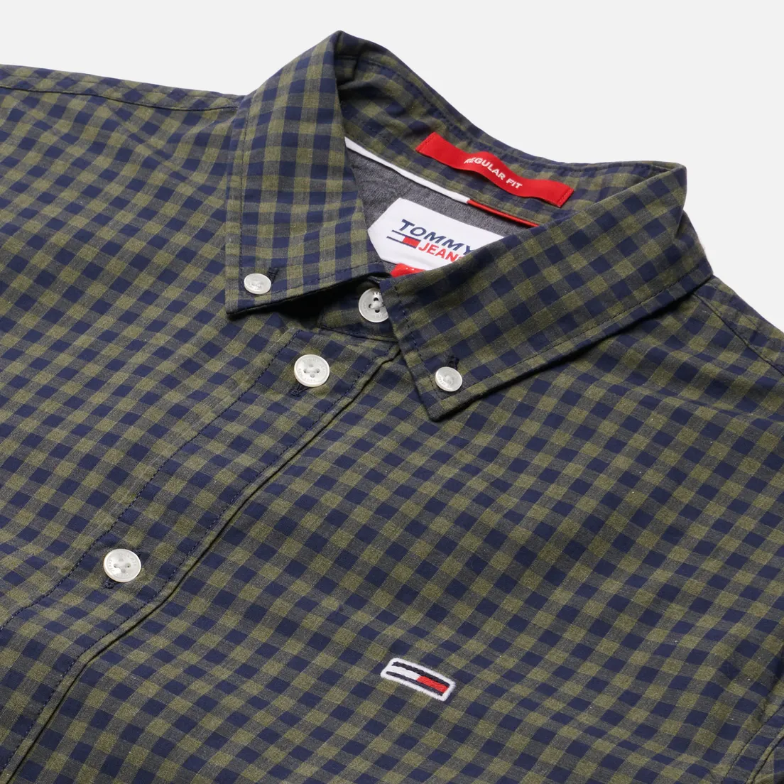 Tommy Jeans Мужская рубашка Heather Gingham