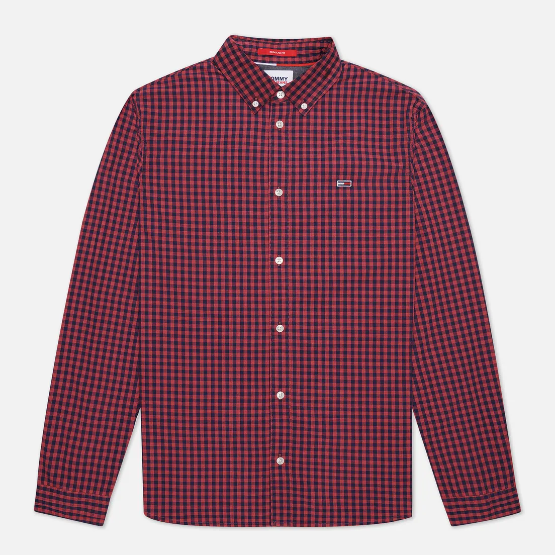 Tommy Jeans Мужская рубашка Heather Gingham