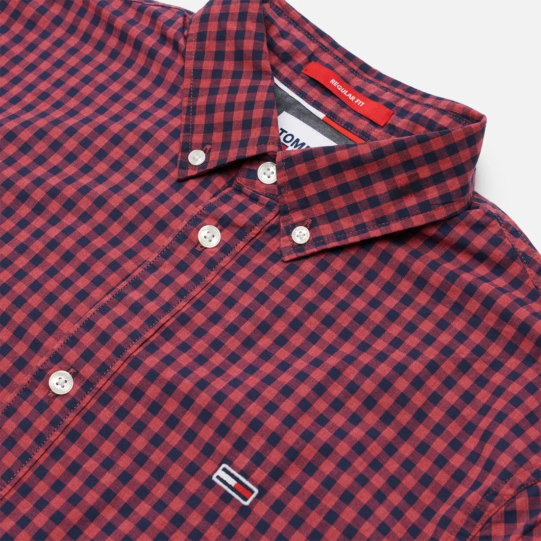 Tommy Jeans Мужская рубашка Heather Gingham